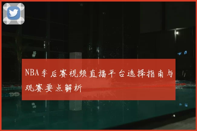 NBA季后赛视频直播平台选择指南与观赛要点解析
